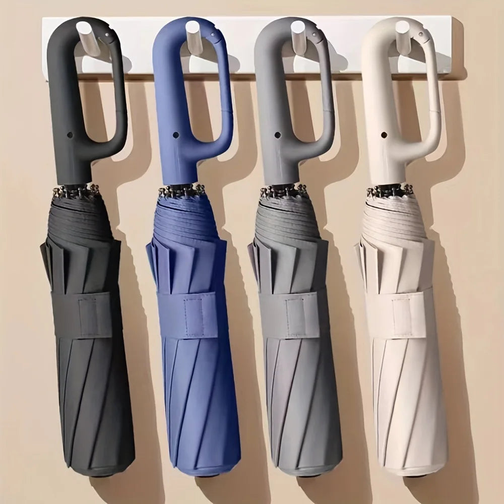 StormShield 20-Rib Windproof Umbrella – Automatic Folding Travel Umbrella