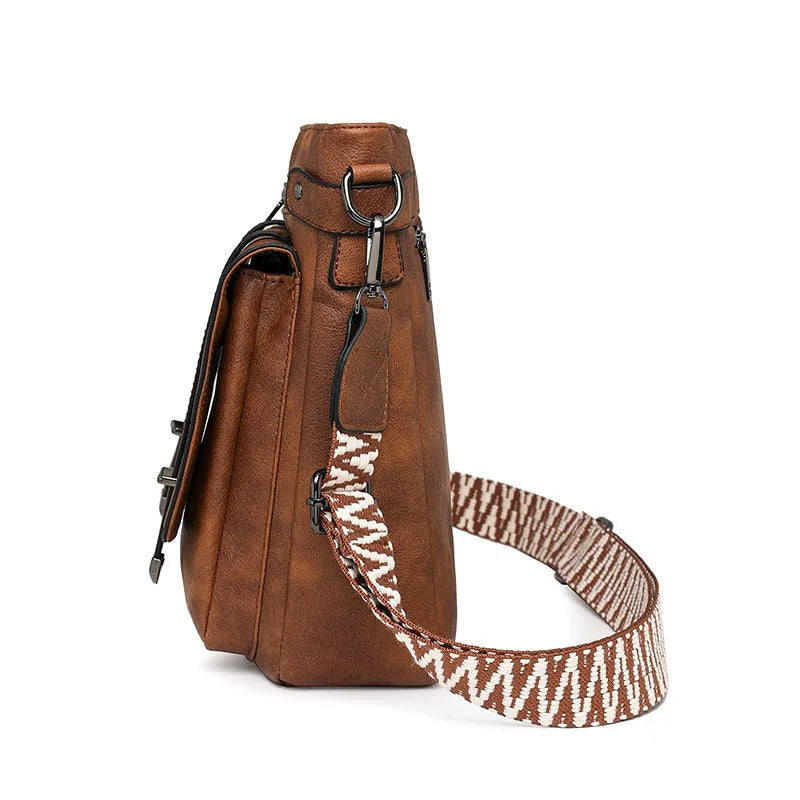 Vintage Bloom Embroidered Crossbody Bag – Boho Chic Purse for Women