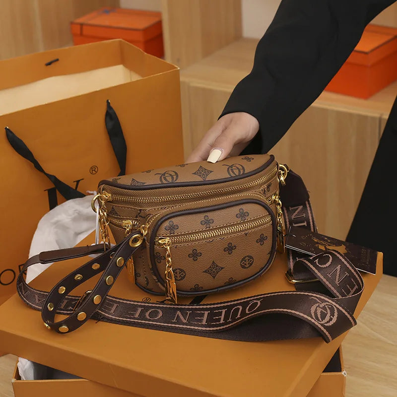 Milano Monogram Crossbody Bag – Luxury-Inspired Everyday Sling Bag for Women