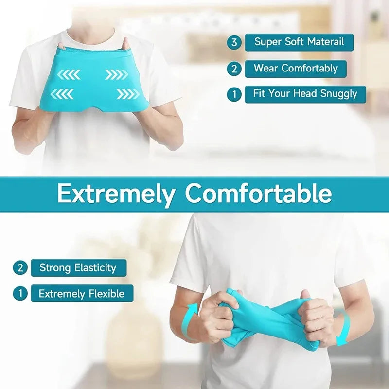 ChillCap Gel Ice Headache Relief Hat – Soothing Cold Therapy for Migraines & Stress
