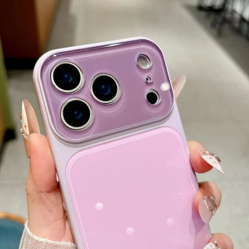 Dopamine Pop Glossy iPhone Case – Candy-Color Protective Phone Cover